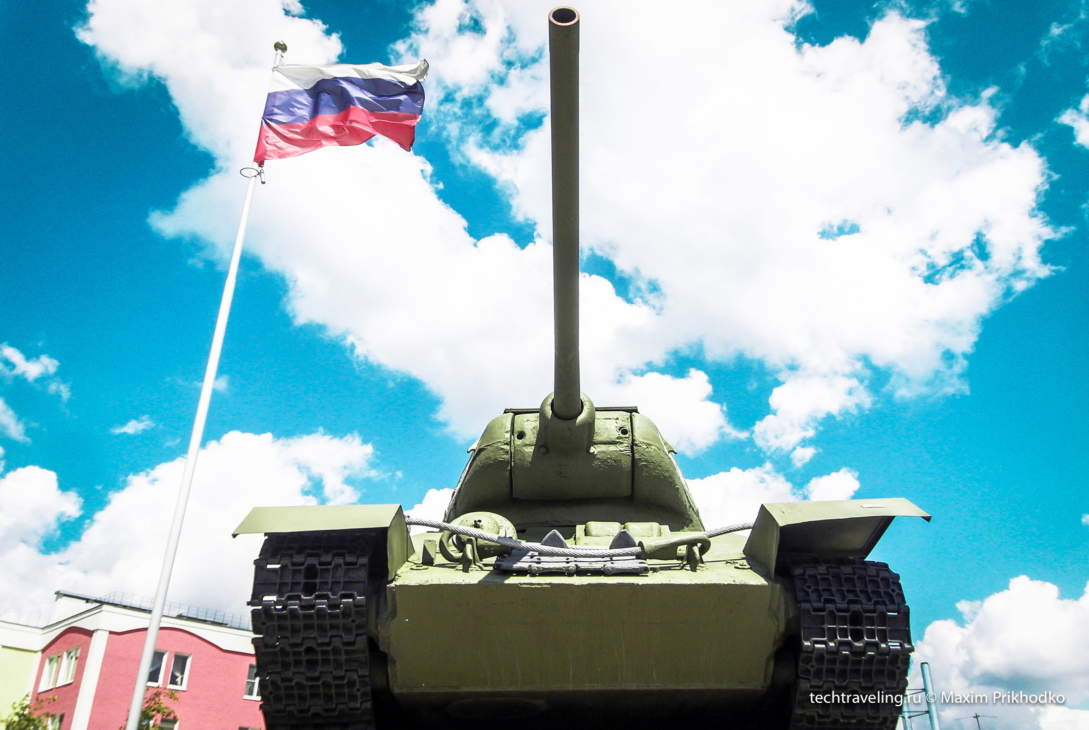 Памятник танк Т-34 в Самаре