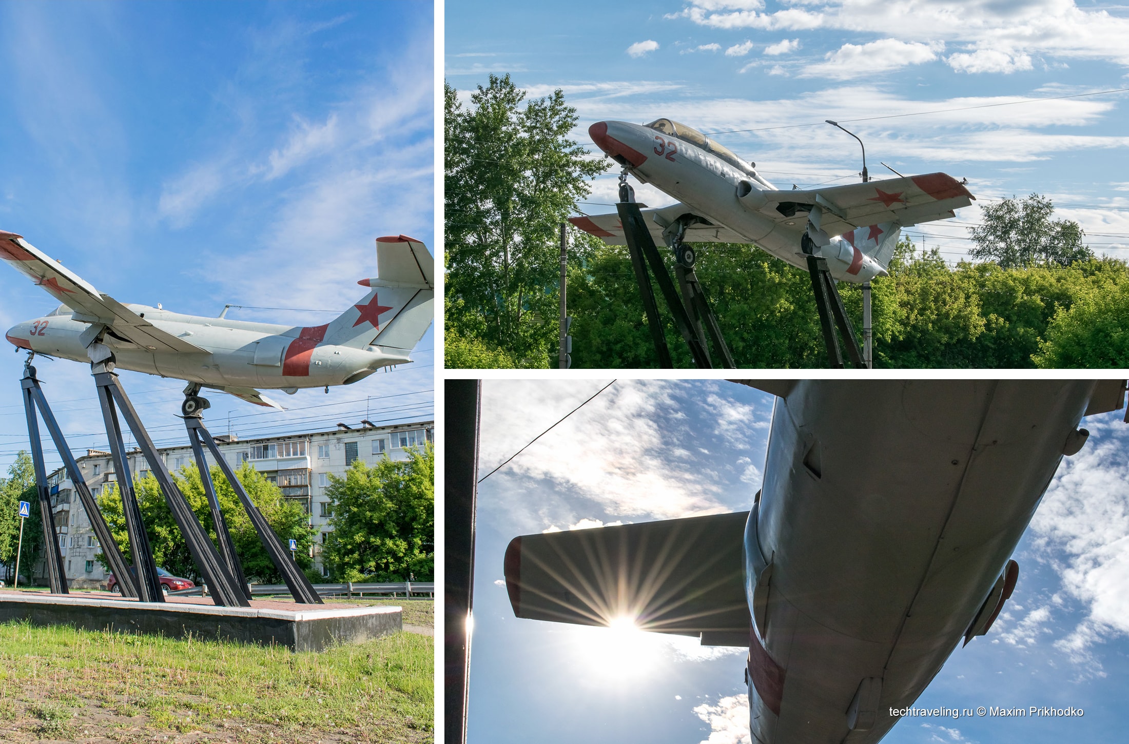 Памятник самолет L-29 «Дельфин» в Димитровграде