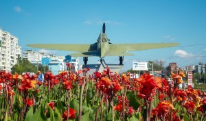 Монумент Ил-2 в Самаре