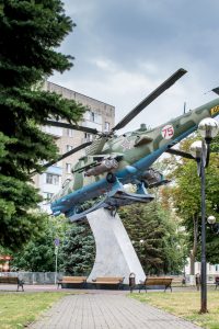 Памятник вертолет Ми-24 в&nbsp;Ростове-на-Дону