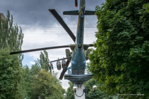 Памятник вертолет Ми-24 в&nbsp;Ростове-на-Дону