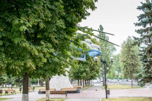Памятник вертолет Ми-24 в&nbsp;Ростове-на-Дону