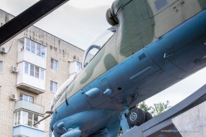 Памятник вертолет Ми-24 в&nbsp;Ростове-на-Дону